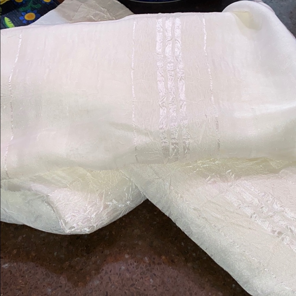 nice curtains with pointed valance from JC Penney